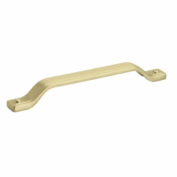 Jolene 7-9/16 in 192 mm Center-to-Center Matte Gold Cabinet Pull, Amerock, Mfr#: BP4584192MG